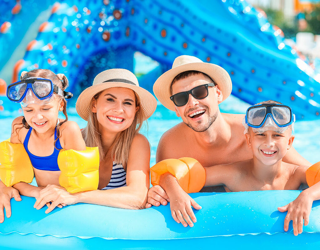 Piscina termal para famílias em Caldas Novas