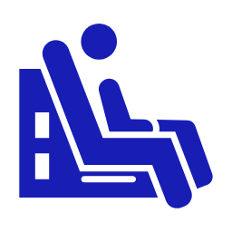 Ícone de conforto na viagem de transfer